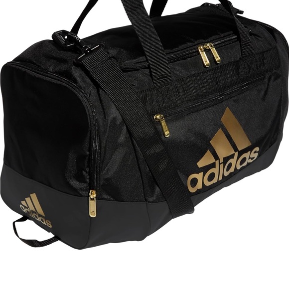 Adidas Black and Gold Travel/Duffle/Gym Bag - Picture 1 of 5
